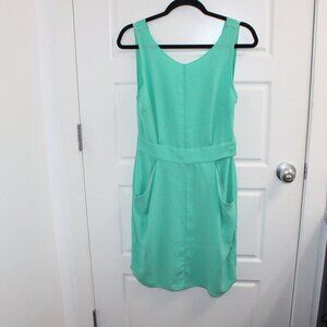 3/$30 Aritzia Wilfred Womens Dress Kelly Green Chiffon Womens 4 Sleeveless